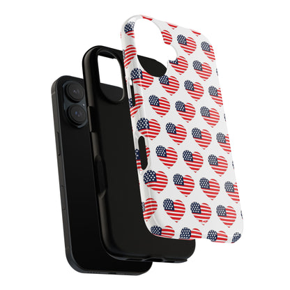 Hearts Embrace Freedom - iPhone Case