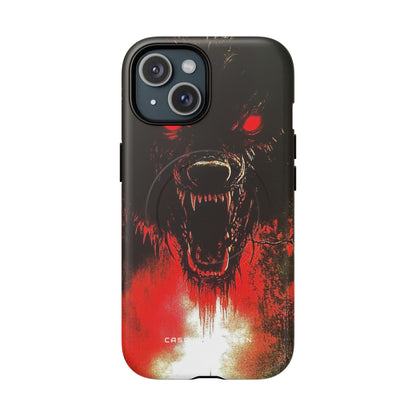 Bloodmoon Wolf's Lament iPhone 15  Tough+ Phone Case