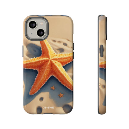 Starfish Rests On Sand - iPhone Case