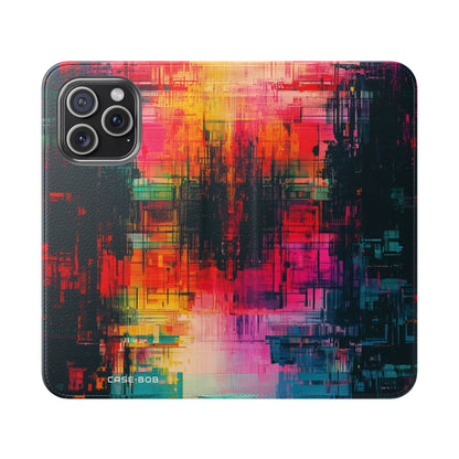 Neon Prism - iPhone 15 Pro Max Case - Wallet