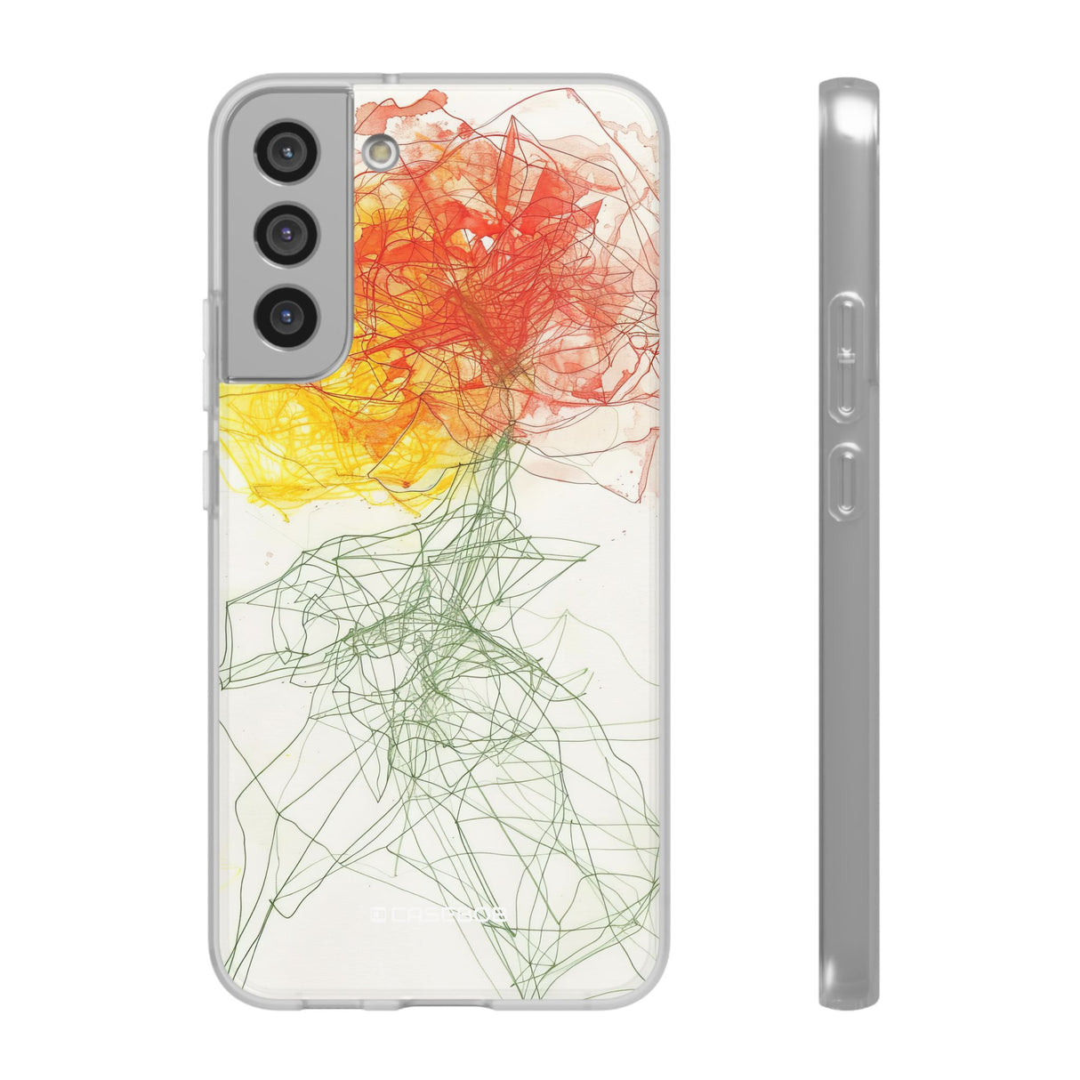 Fiery Blossom | Flexible Phone Case for Samsung Galaxy