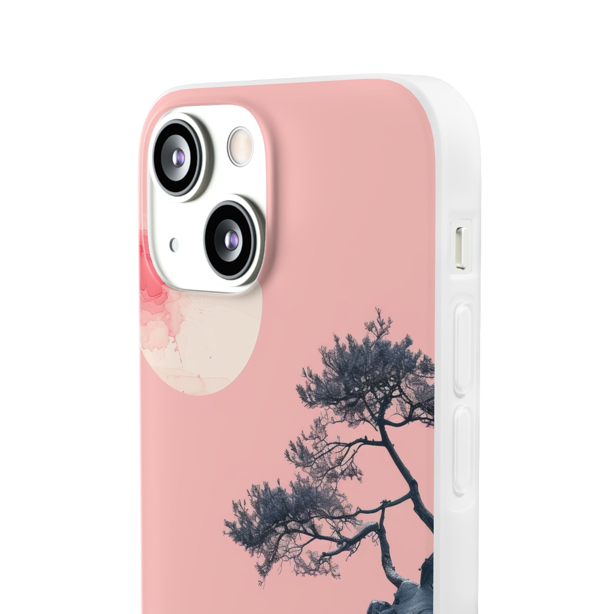 Crimson Moon Tree iPhone 13 mini Case - Soft