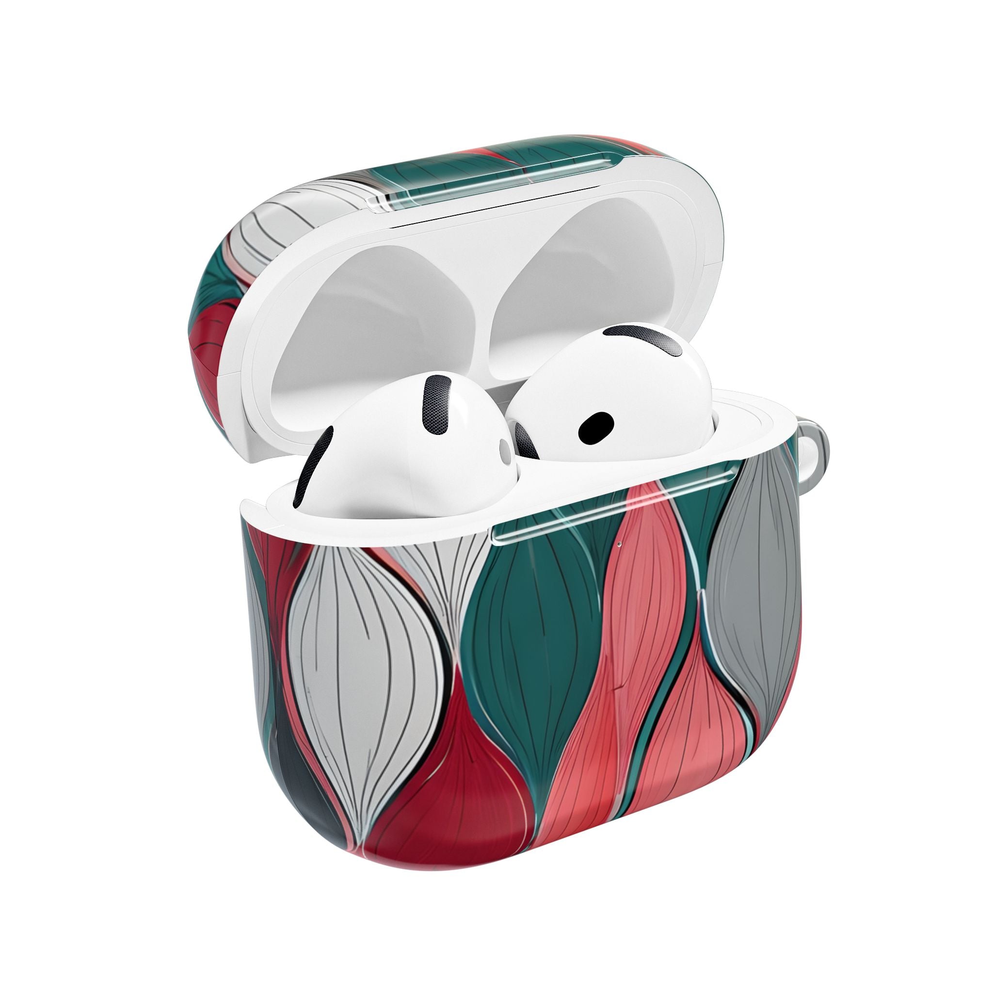 Leaf Spiral Pink - AirPods Case