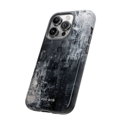 Textured Blackscape iPhone 14 Pro Case - Tough