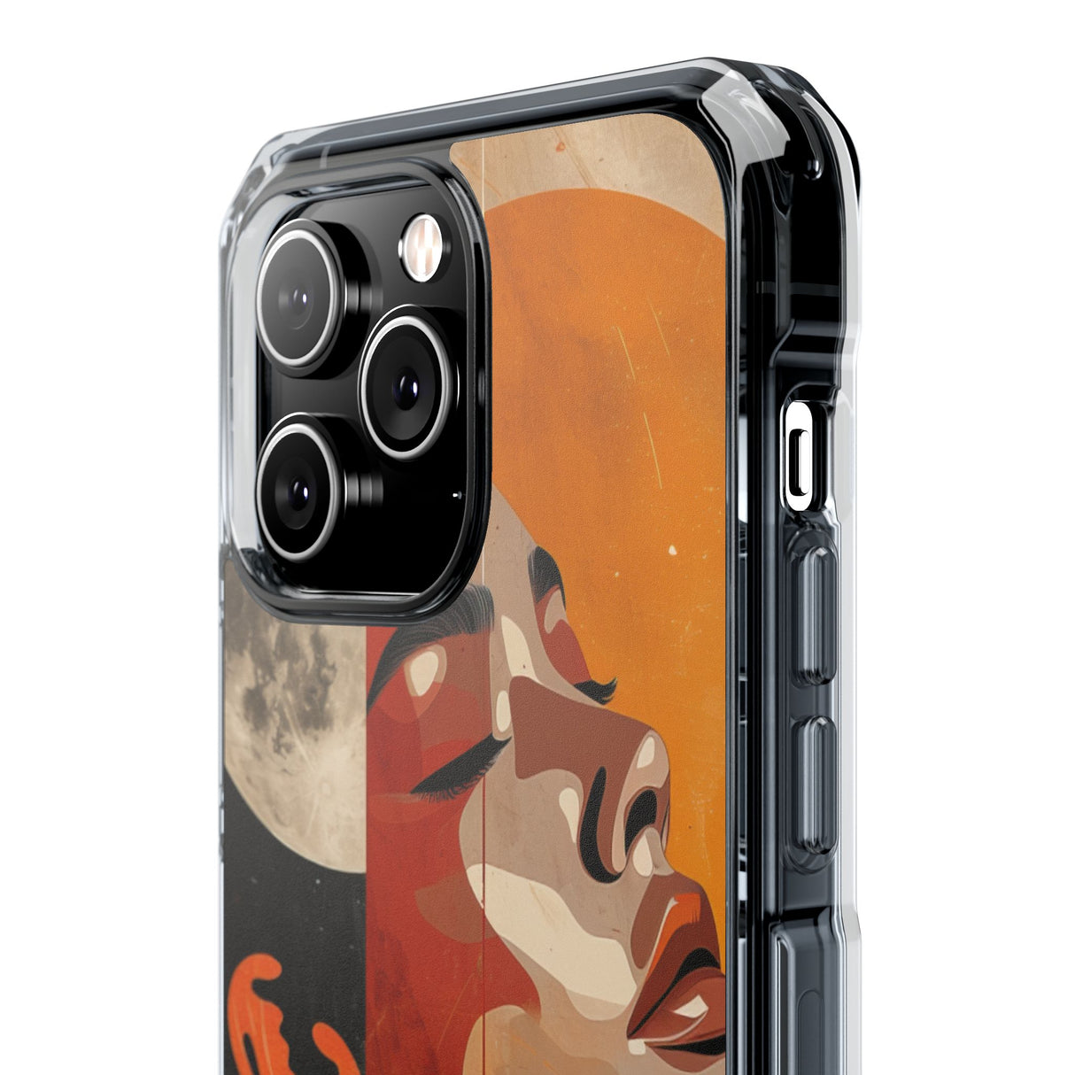 Cosmic Reflection - Phone Case for iPhone (Clear Impact - Magnetic)