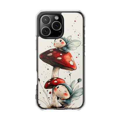 Mushrooms Entertain Fairies iPhone Case - Impact