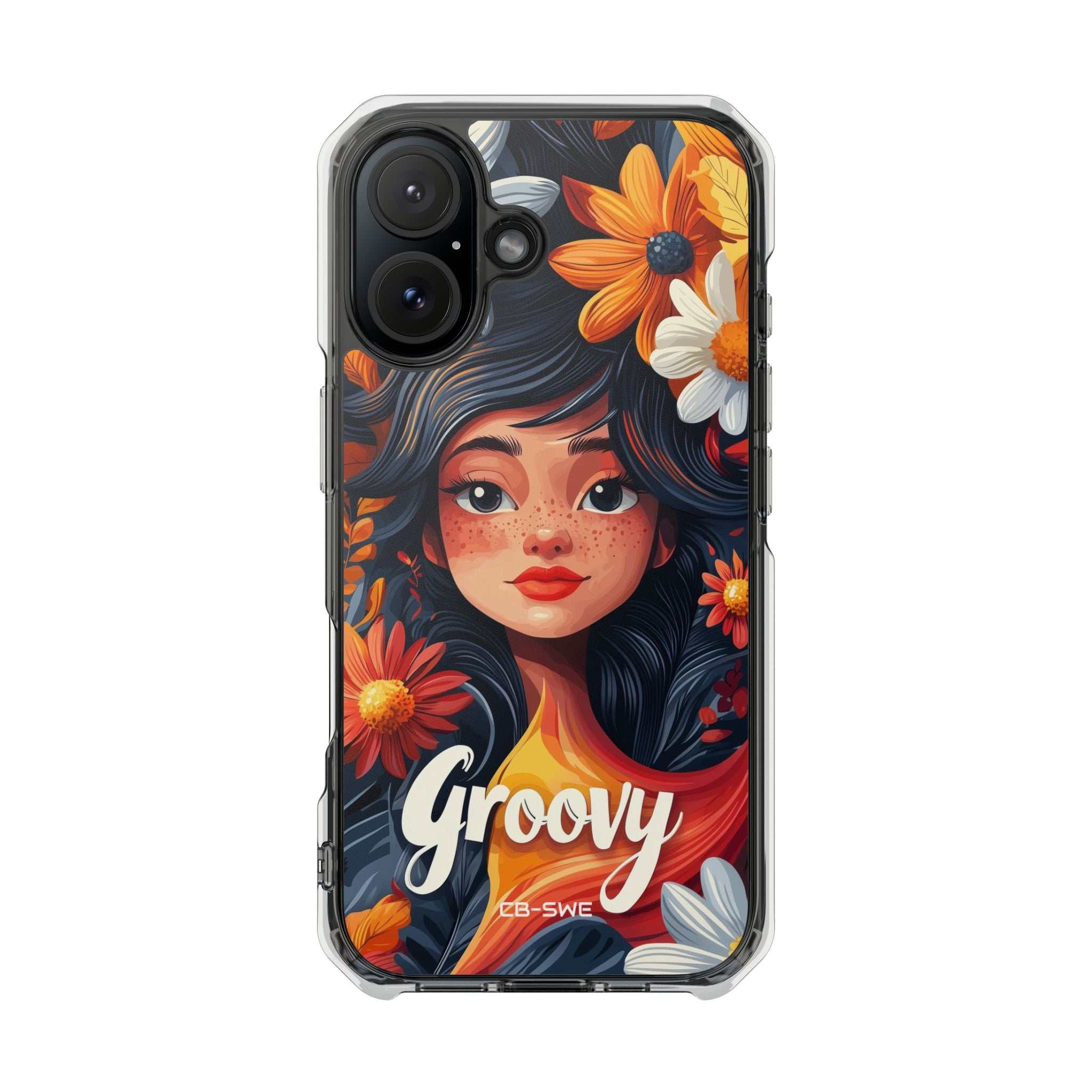 Floral Girl Smiles iPhone Case - Impact
