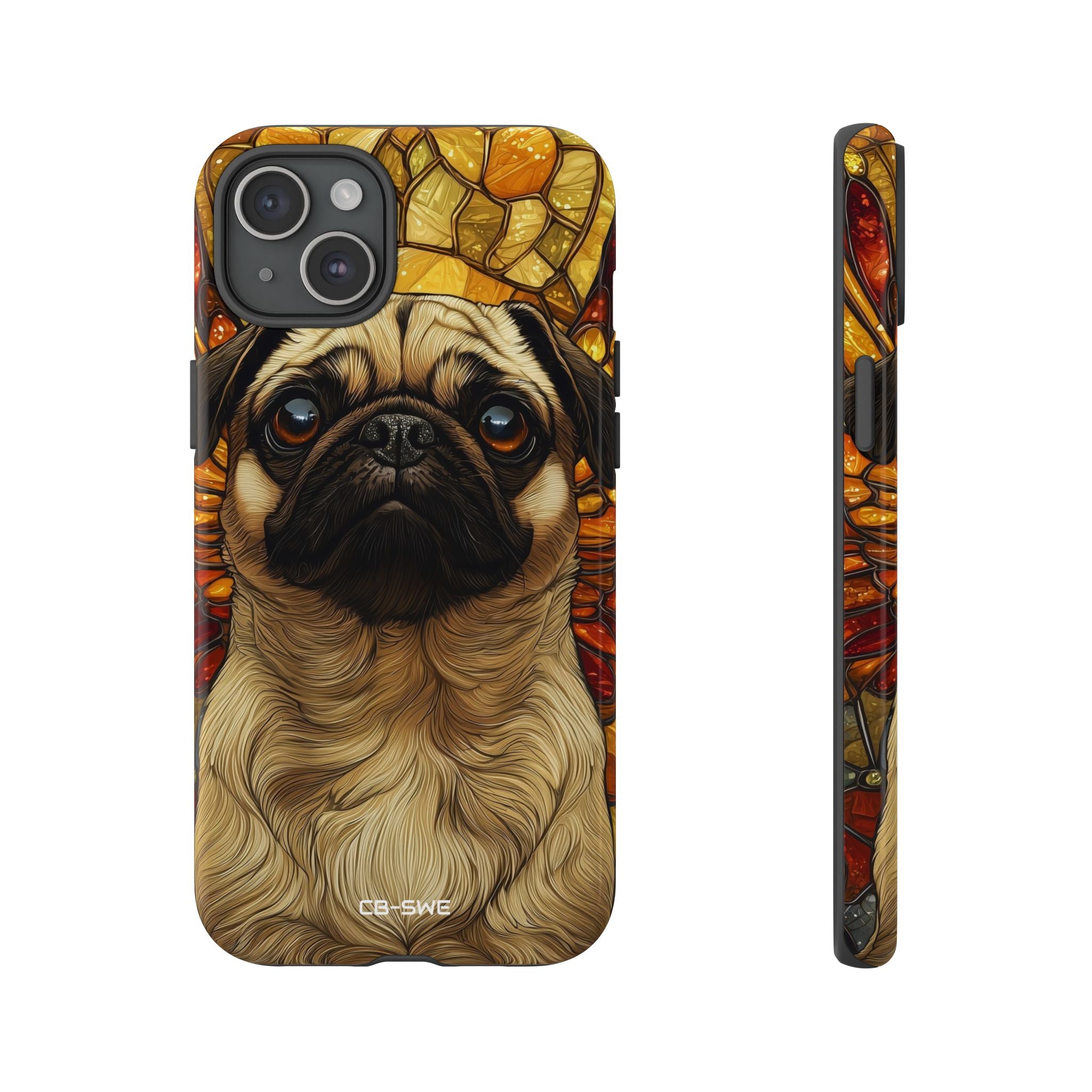 Pug Soars Brightly - iPhone Case