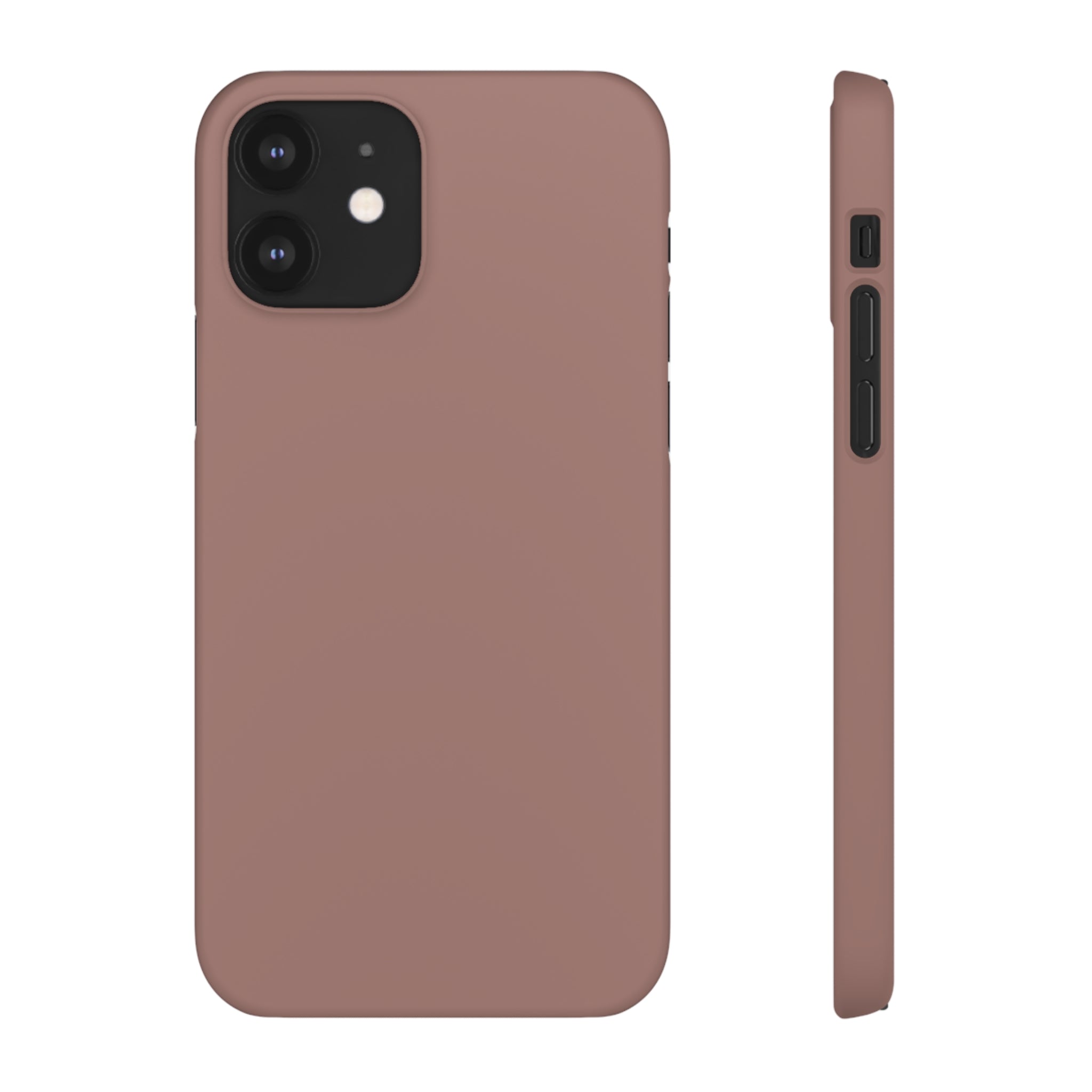 Burnished Brown iPhone Case (Slim) iPhone 12 Matte Phone Case