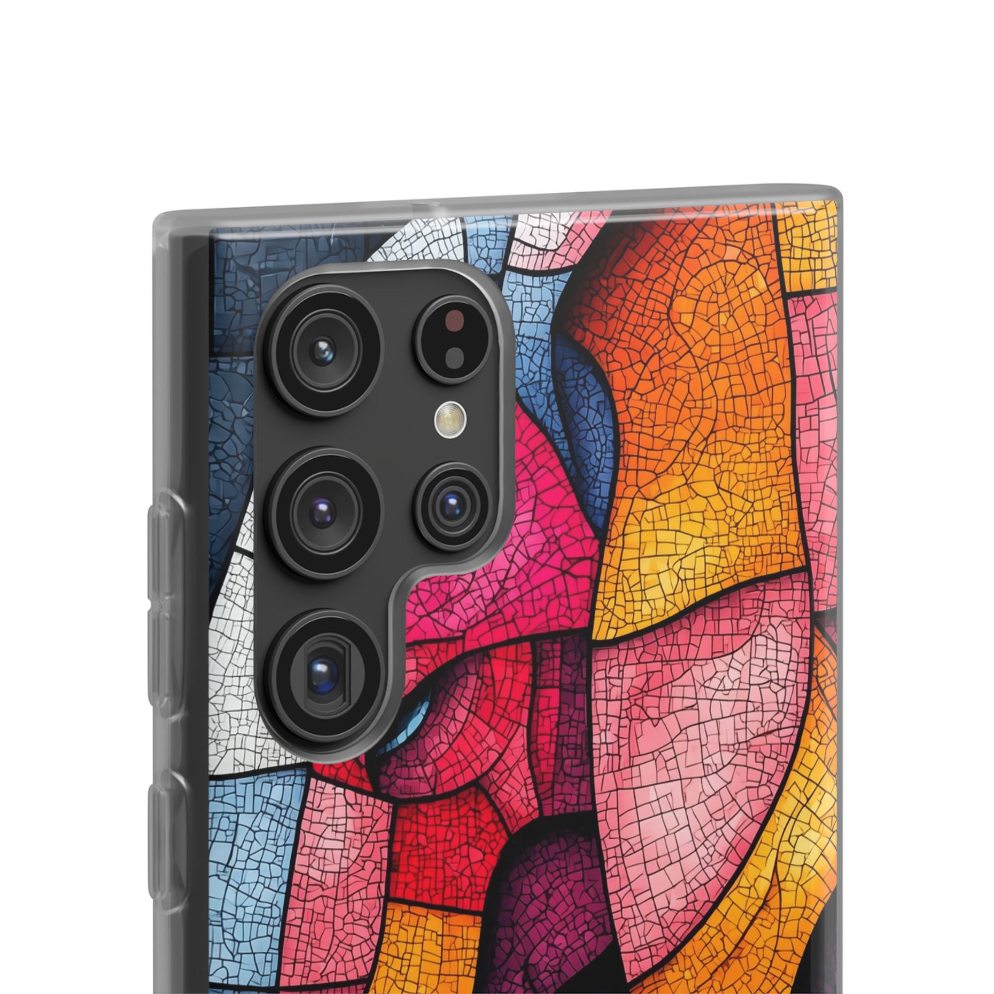Elephant Mosaic Samsung S22 Ultra Case - Soft