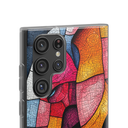 Elephant Mosaic Samsung S22 Ultra Case - Soft
