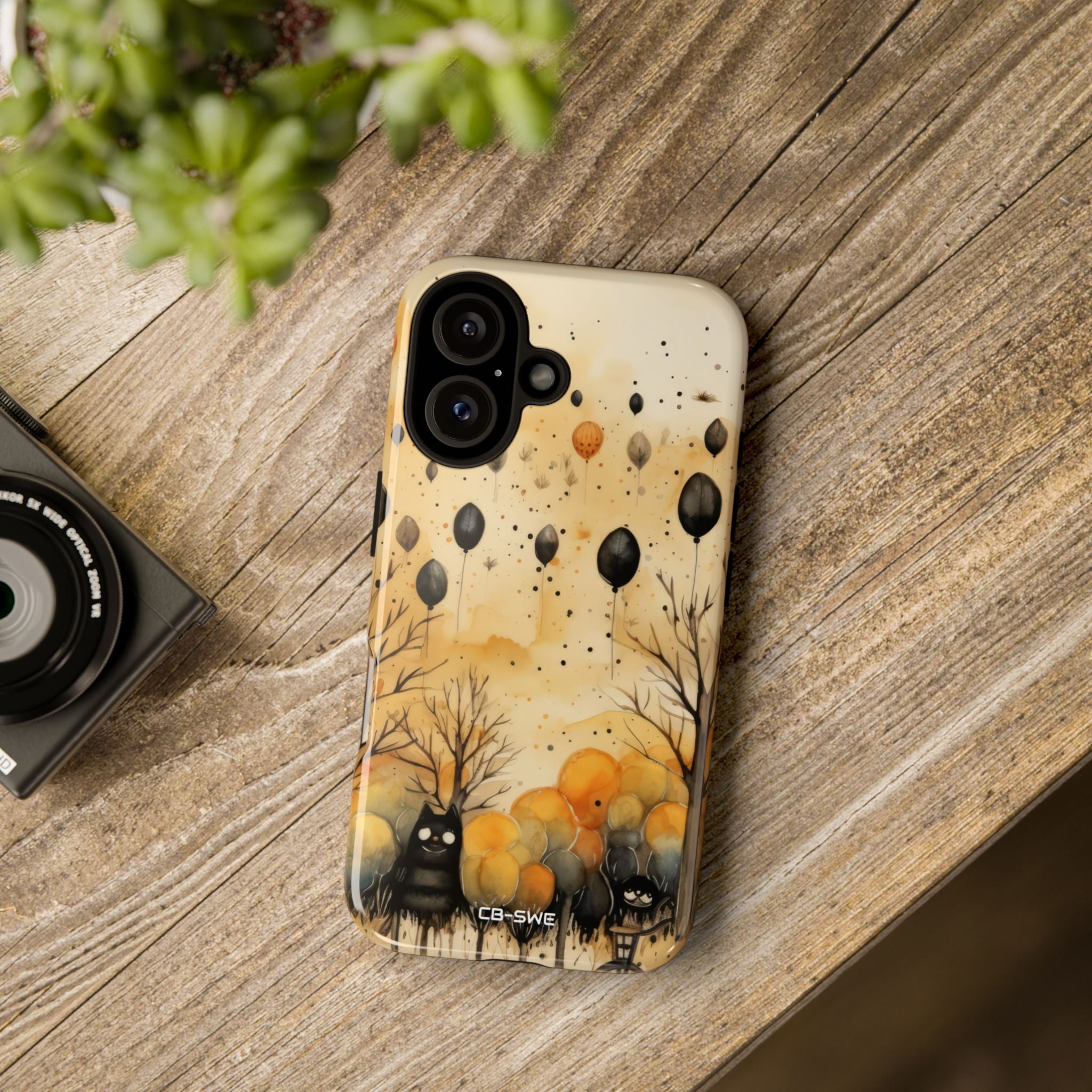 Balloons Drift Skyward - iPhone Case