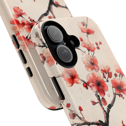 Blossom Shadow iPhone 16 Plus Case - Tough