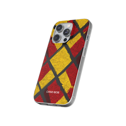 Vibrant Geometric Diamonds iPhone 14 Pro - Soft Case