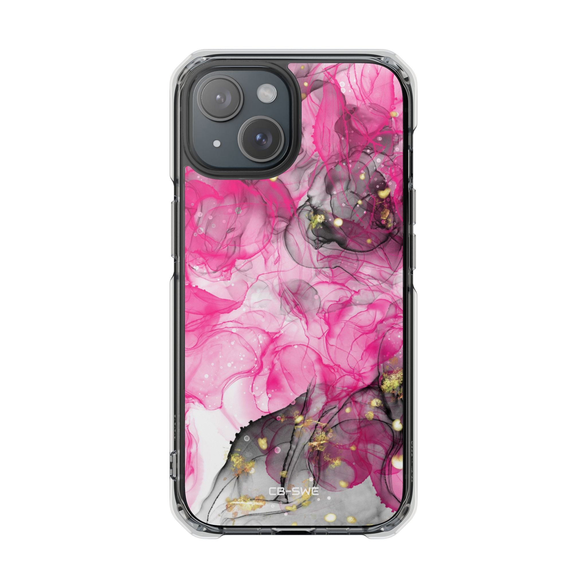 Vibrant Pink Swirls iPhone Case - Impact