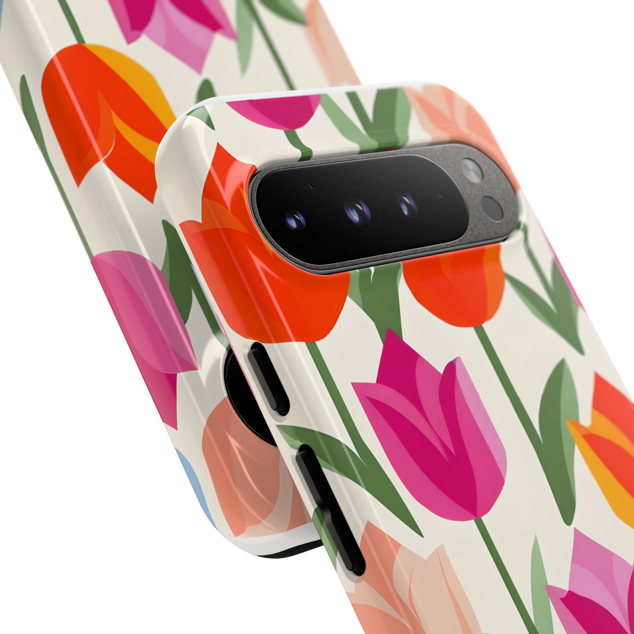 Tulip Harmony Green Google Pixel 9 Pro XL Case - Tough
