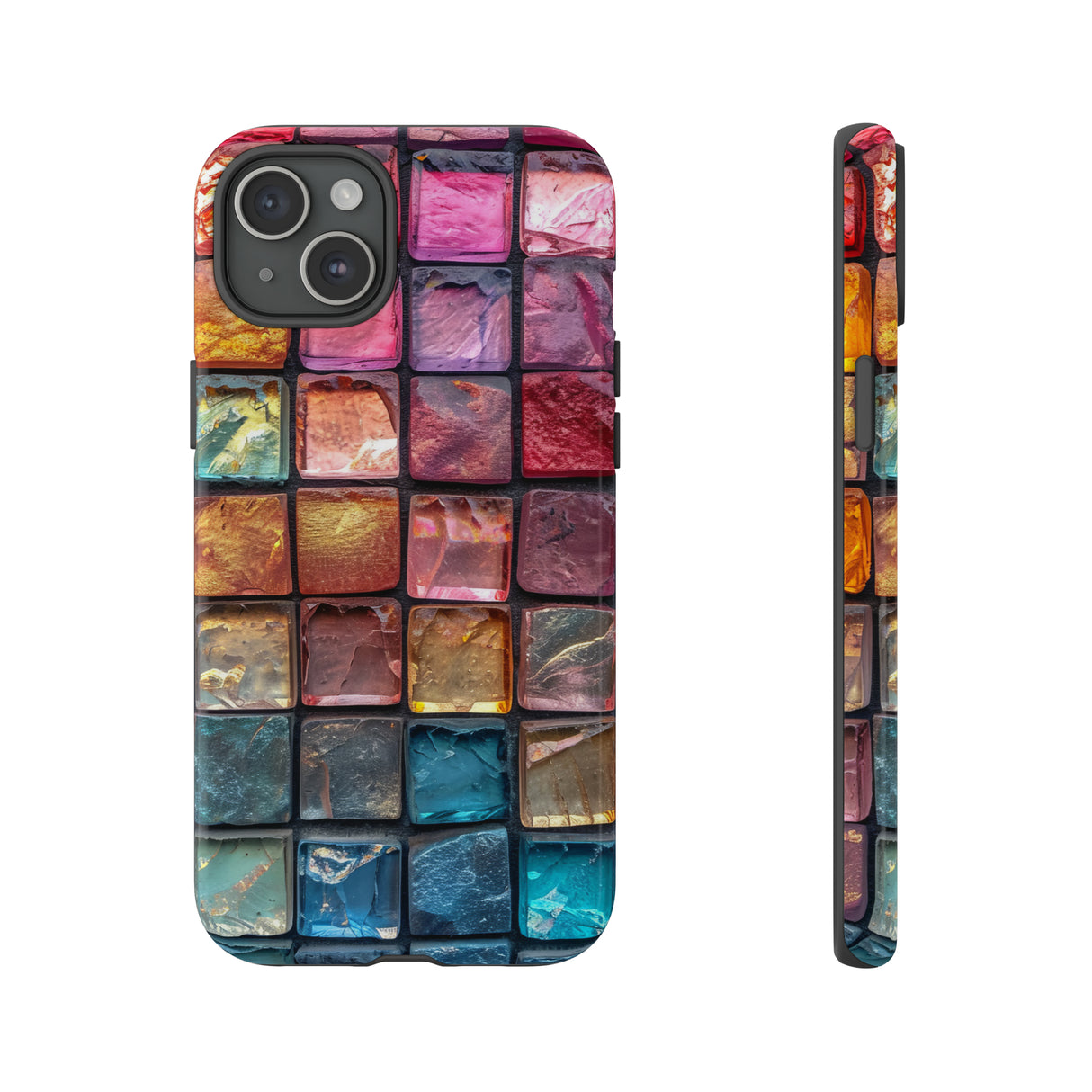 Pastell Mosaik Eleganz - Schutzhülle fürs Handy