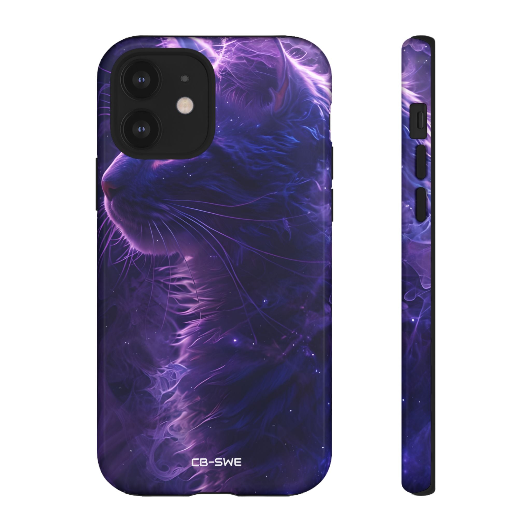 Mystical Starlit Cat - iPhone Case
