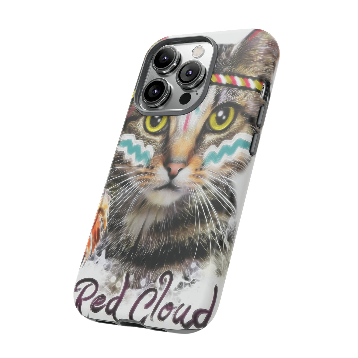 Red Cloud Cat - Protective Phone Case