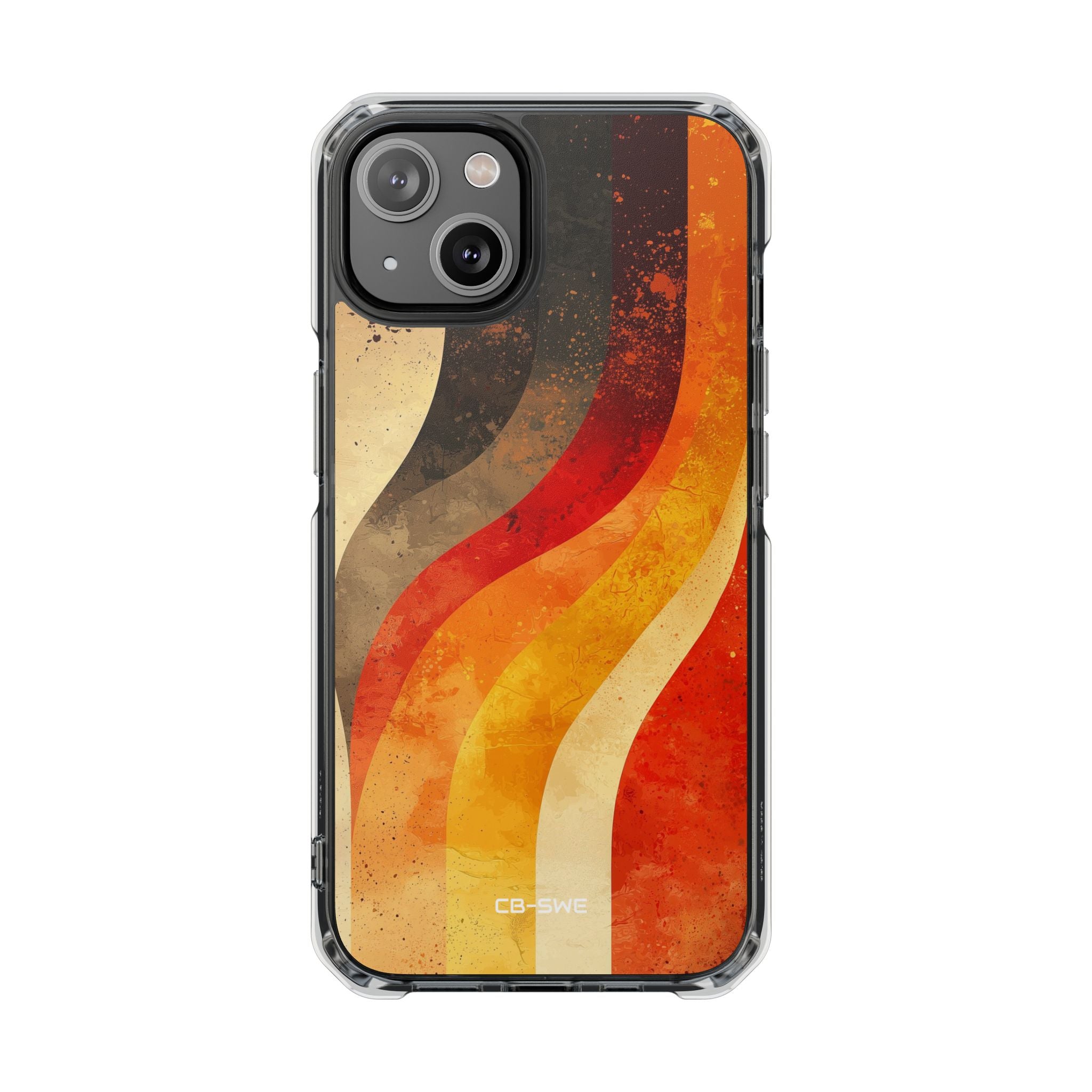 Warm Waves Dance iPhone Case - Impact