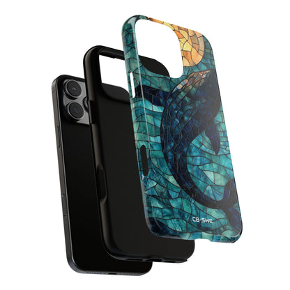 Whale Dives Upward - iPhone Case
