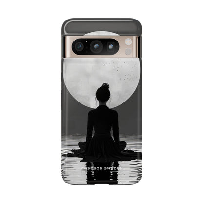 Zen Serenity Moon Reflection Google Pixel 8 - Tough Phone Case