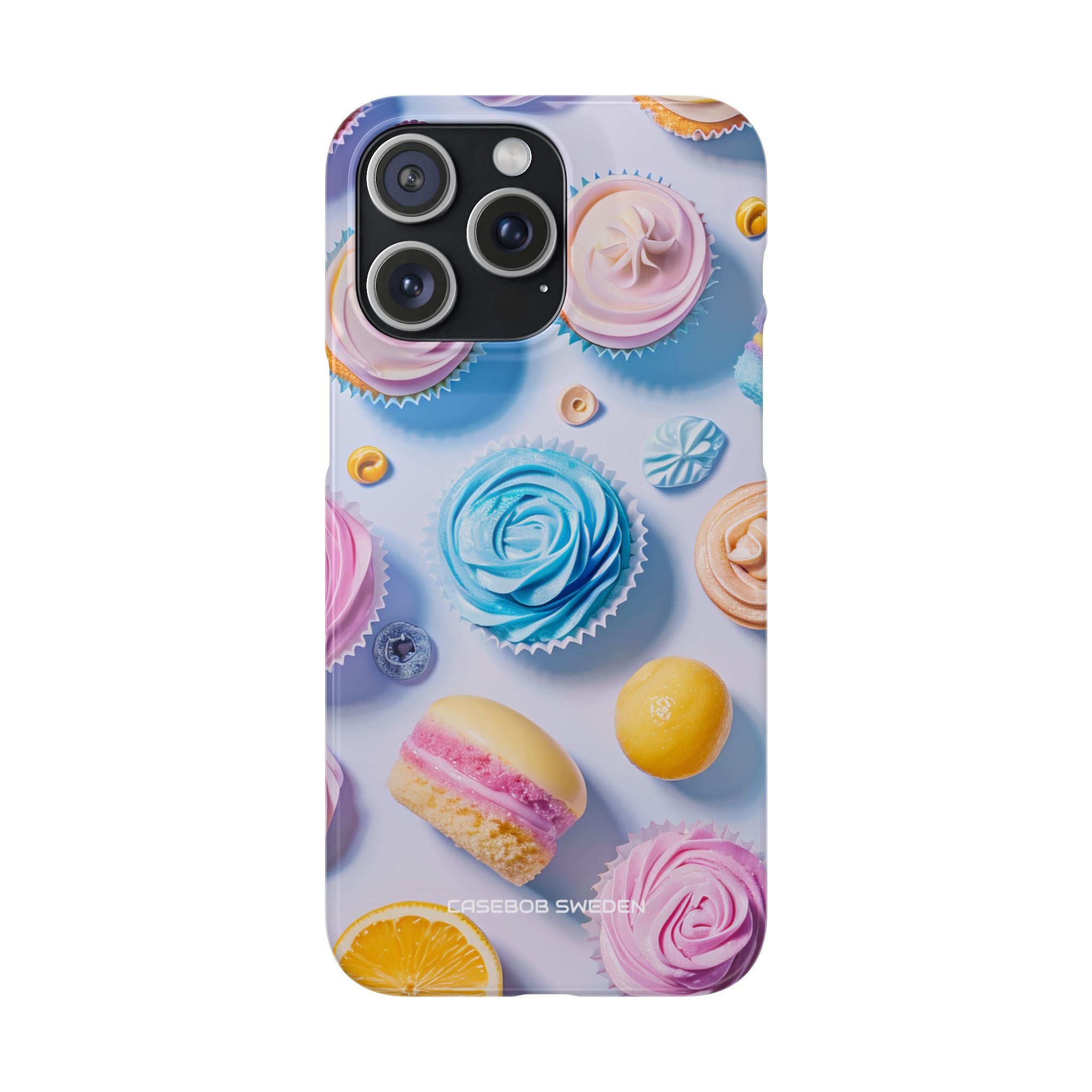 Pastel Whimsy Desserts - Slim iPhone 15 Phone Case