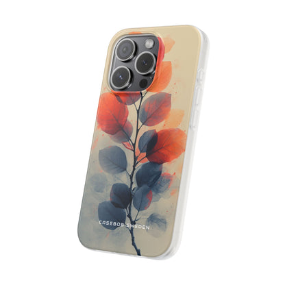 Ethereal Leaf Harmony iPhone 15 - Flexi Phone Case