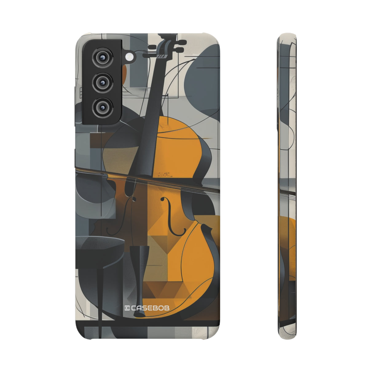 Cello Abstraction | Slim Phone Case for Samsung