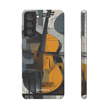 Cello Abstraction | Slim Phone Case for Samsung