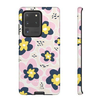 Pink Happy Flower - Protective Phone Case