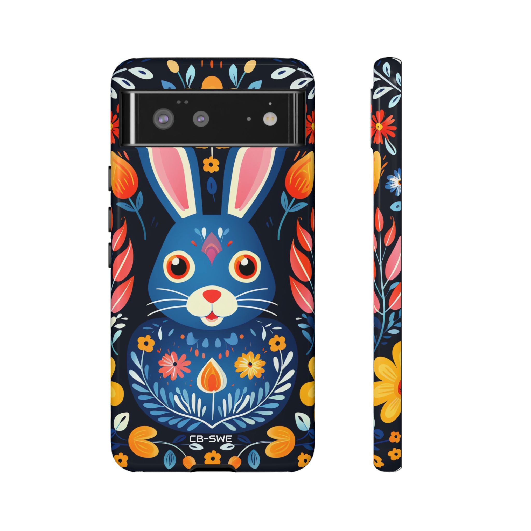 Bunny Jumps Joyfully - Google Pixel Case