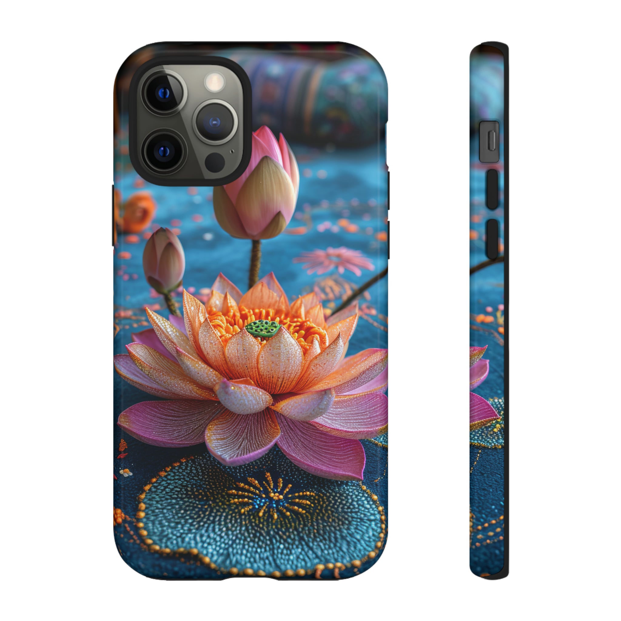 Water Rose Mandala Bliss - Protective Phone Case