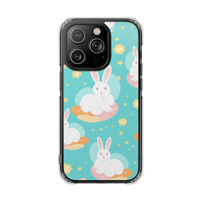 Bunnies Float Dreamily iPhone Case - Impact