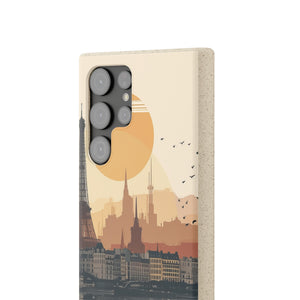 Parisian Sunset Serenity | Biodegradable Phone Case