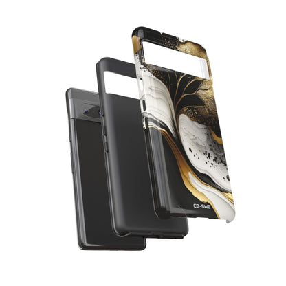 Gold Swirl Elegance - Google Pixel Case