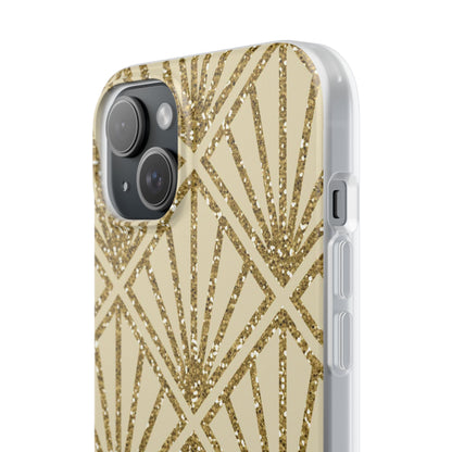 Gold Diamond Radiance iPhone 15 Plus Case - Soft