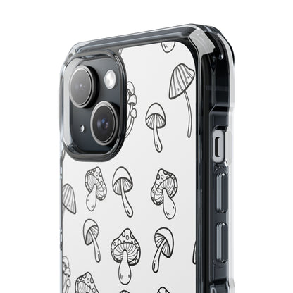 Mushroom Line Play iPhone Case - Impact