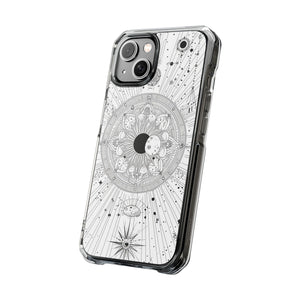 Celestial Mandala Mystique - Phone Case for iPhone (Clear Impact - Magnetic)