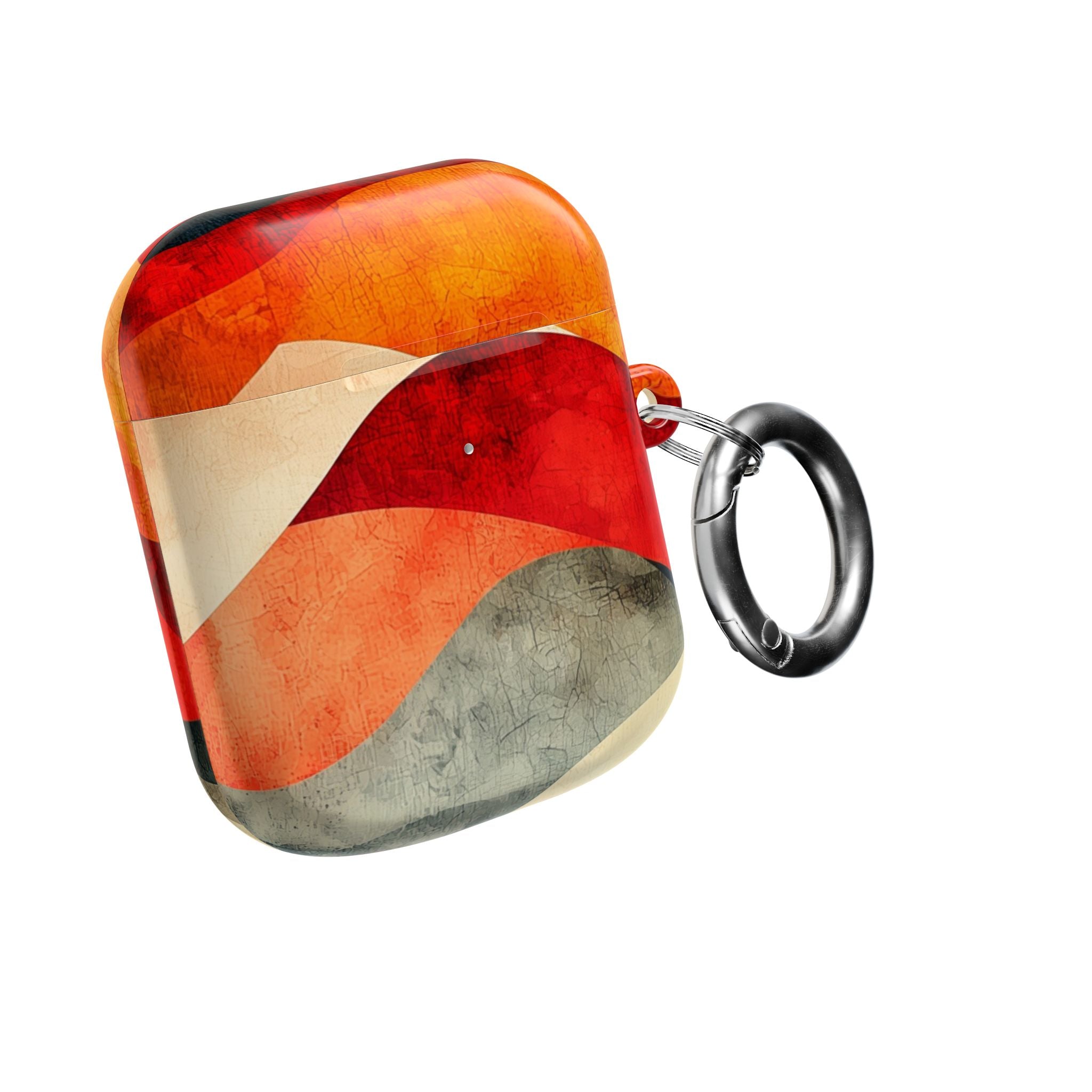 Crimson Ripples - AirPods Case