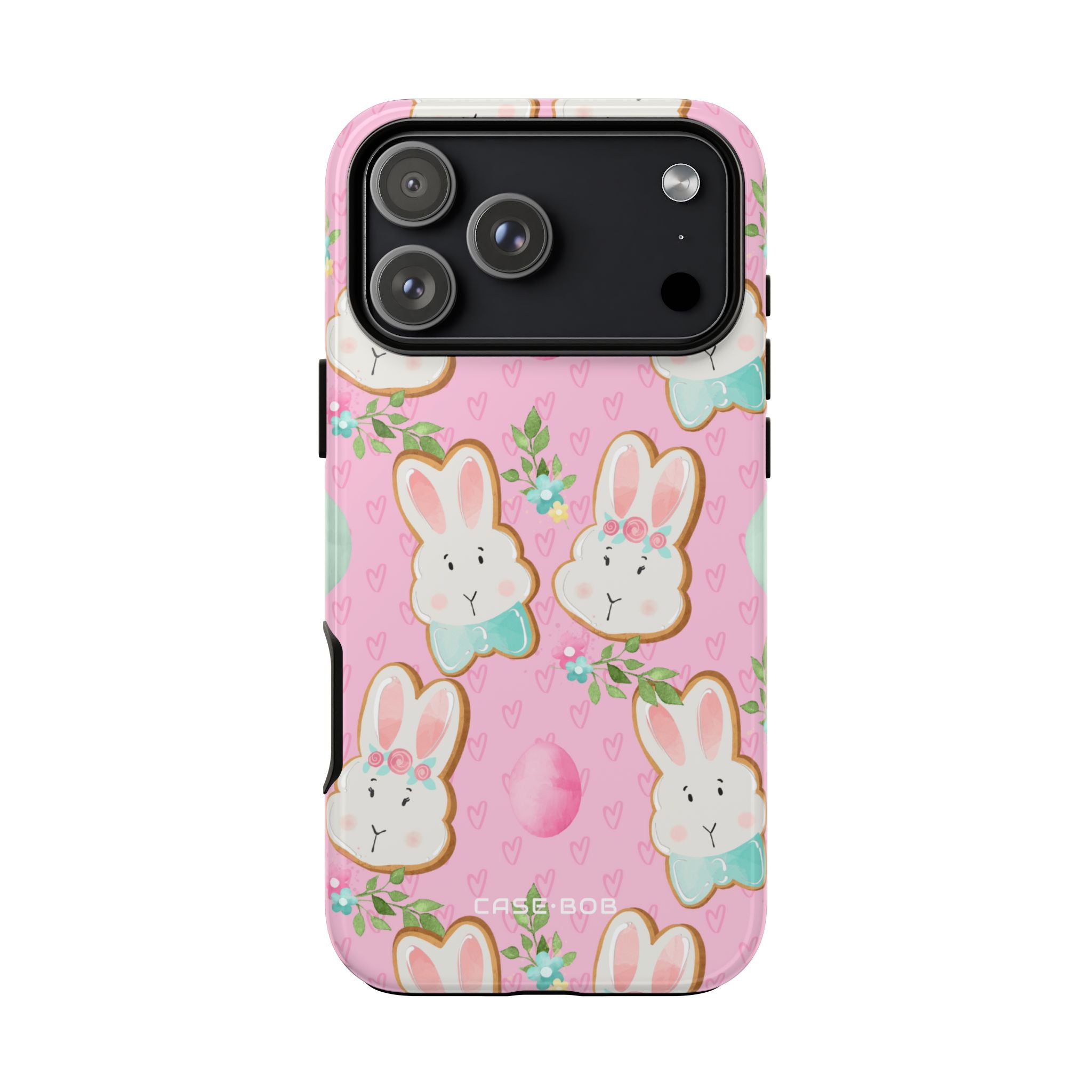 Bunny Blossom iPhone 17 Pro Max Case - Tough