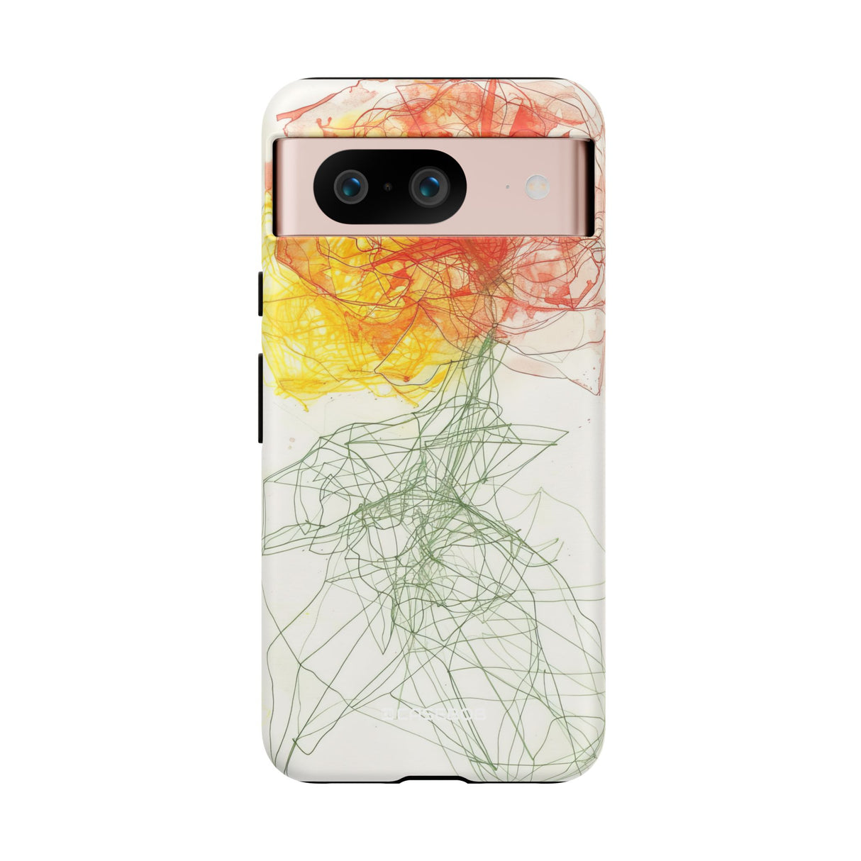 Fiery Blossom | Protective Phone Case for Google Pixel