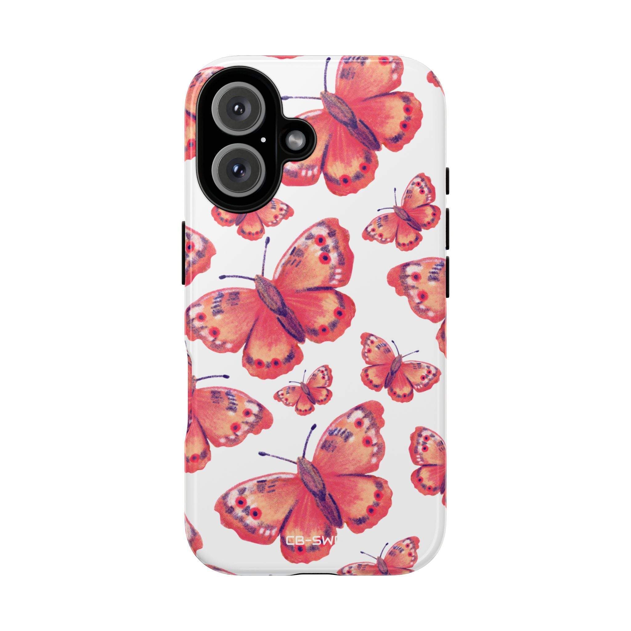 Vibrant Butterfly Dance - iPhone Case