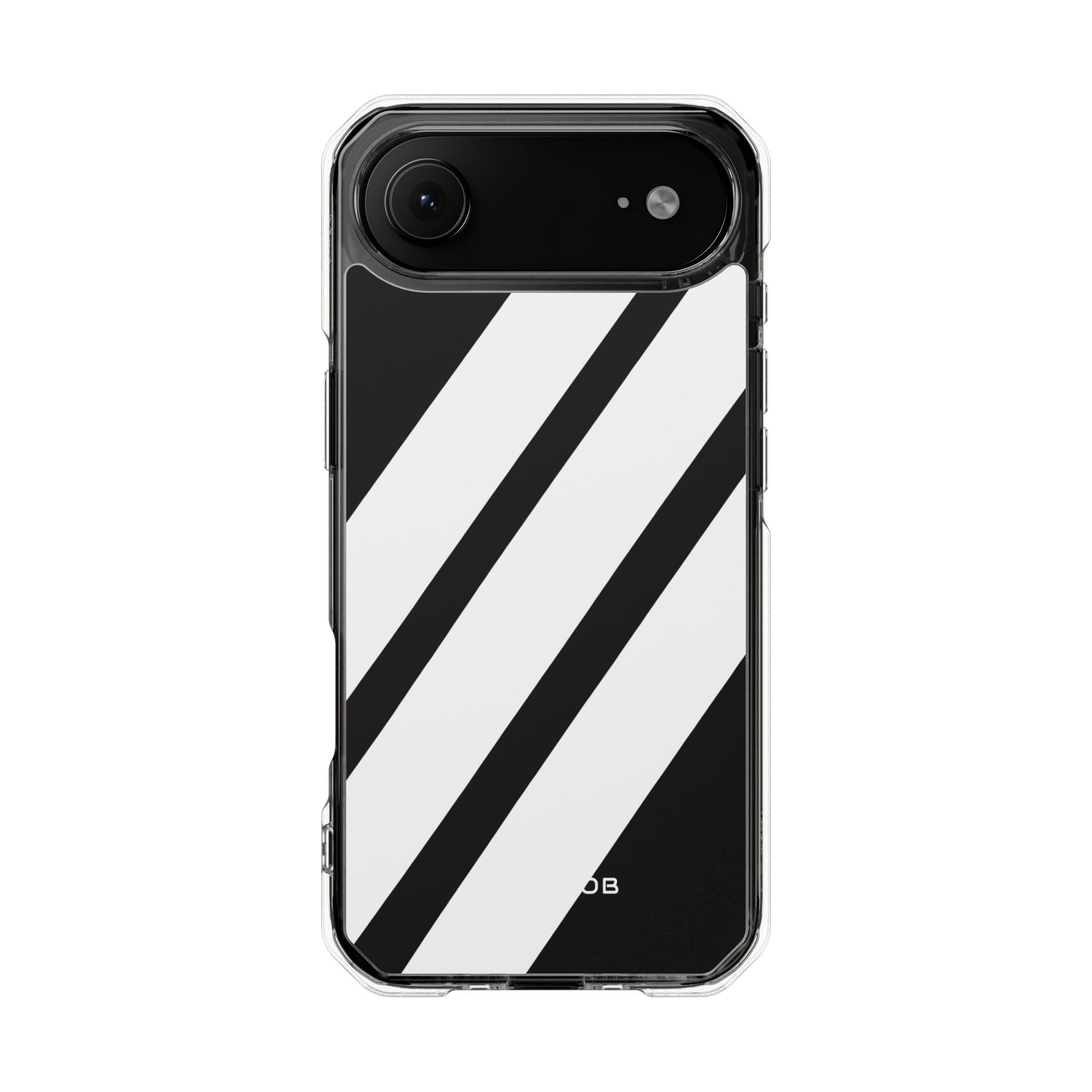 Diagonal Bands Contrast iPhone 17 Air Case - Impact
