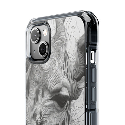 Monochrome Giraffe - Phone Case for iPhone