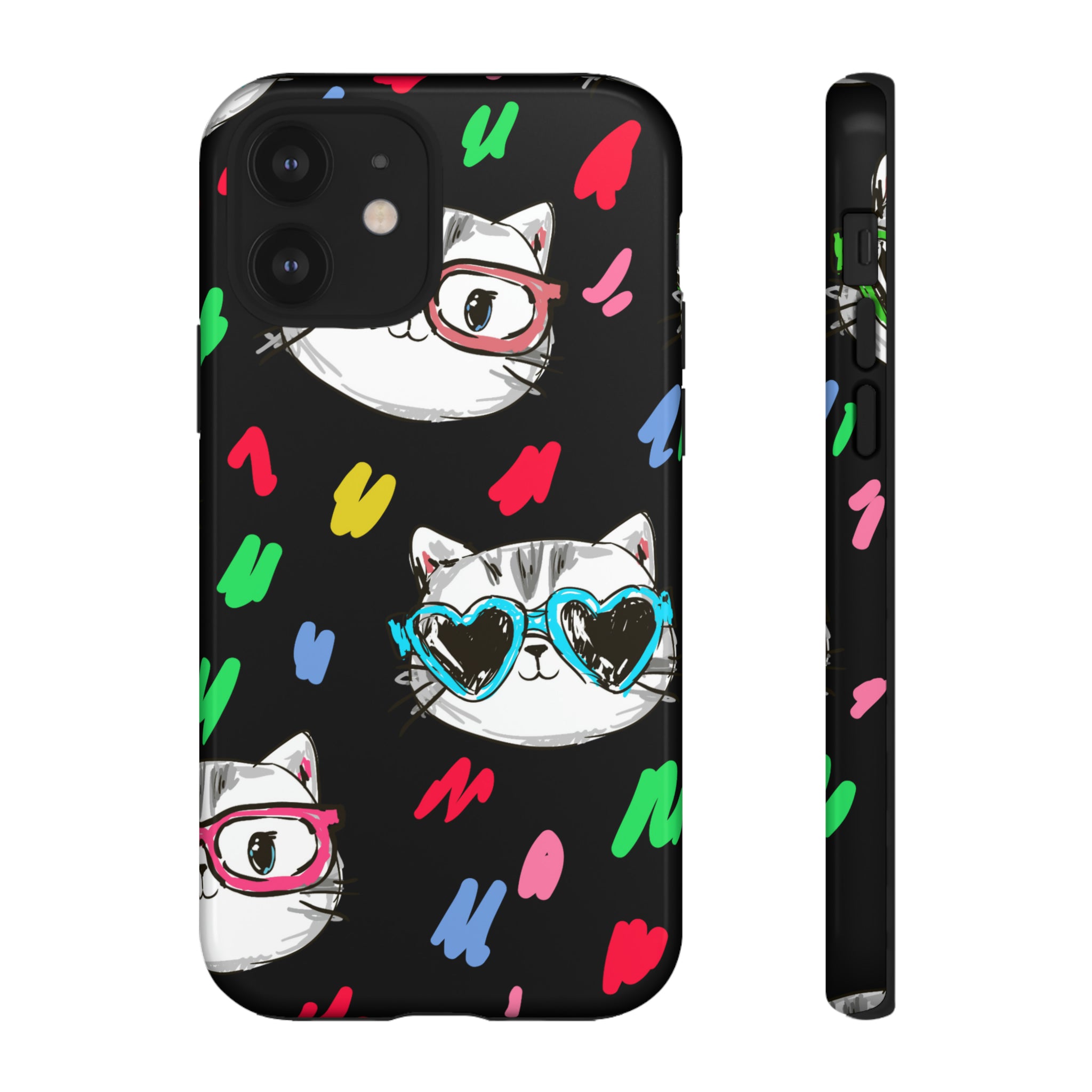 Cat Coloring - Protective Phone Case