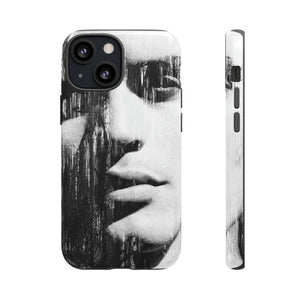 Black & White Pop Art - Protective Phone Case