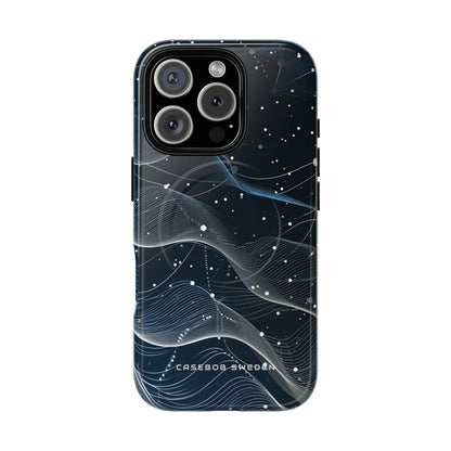 Gradient Neural Waves iPhone 16  Tough+ Phone Case