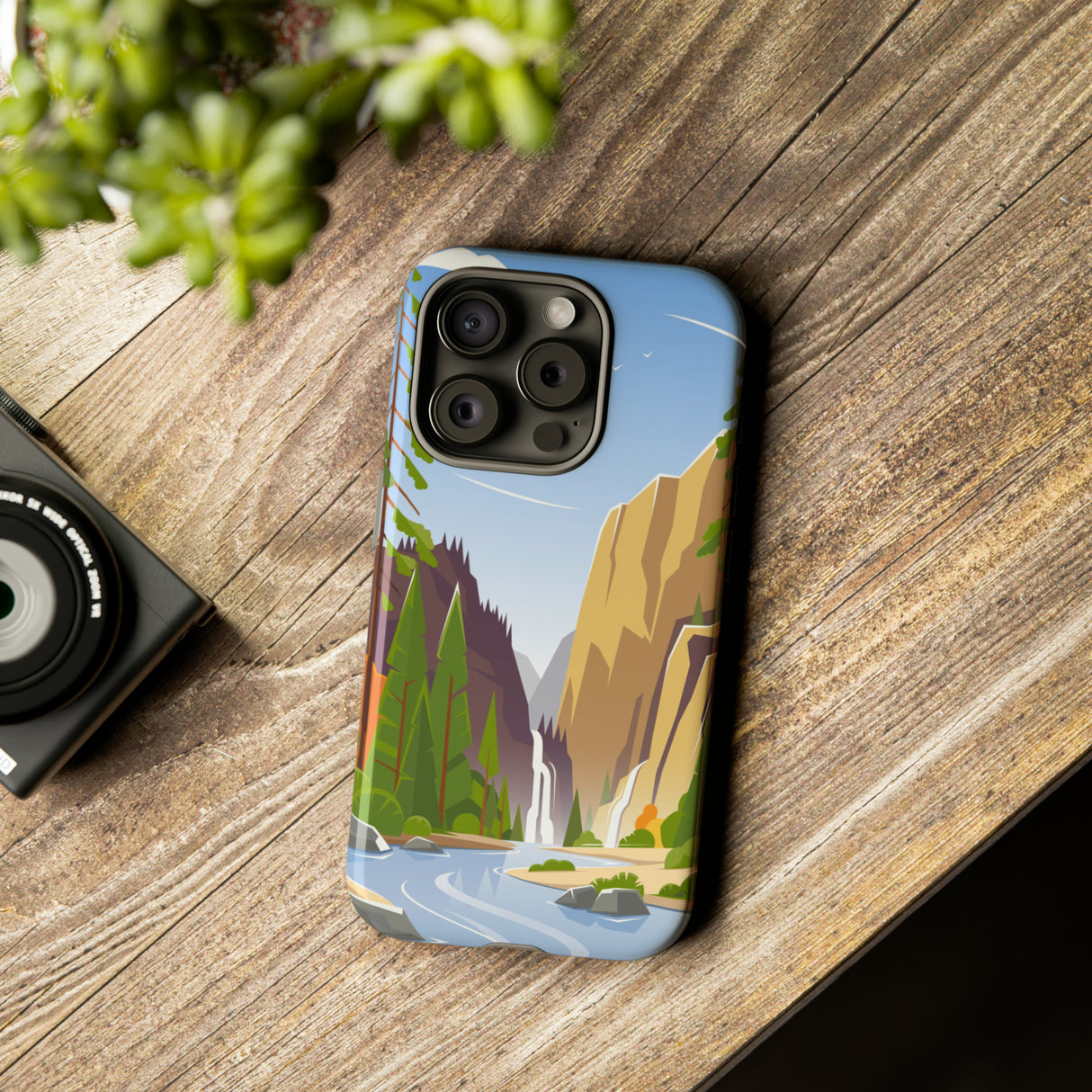 Waterfall at National Park - Protective Phone Case