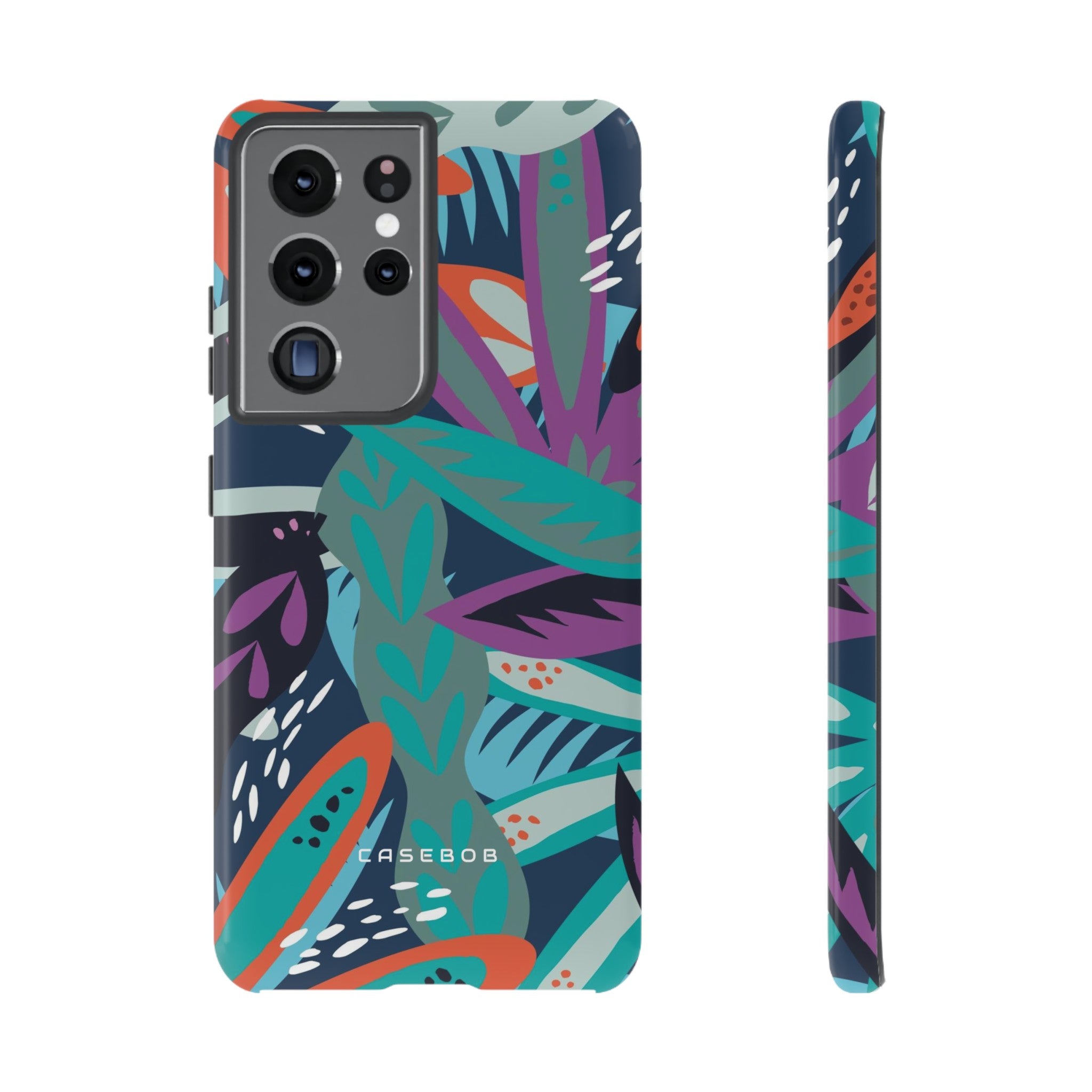 Tropical Leaf Moz - Protective Phone Case